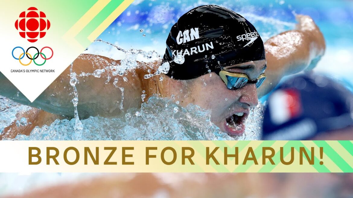 Ilya Kharun becomes 1st ever Canadian man to medal at Olympics in 200-metre butterfly | #paris2024 Ilya Kharun becomes 1st ever Canadian man to medal at Olympics in 200-metre butterfly | #paris2024