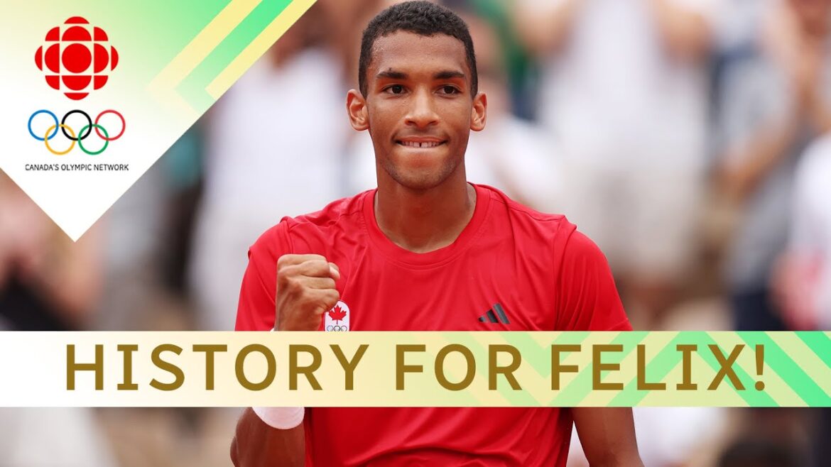 Felix Auger-Aliassime upsets Medvedev to become 1st Canadian man to reach Olympic tennis quarters