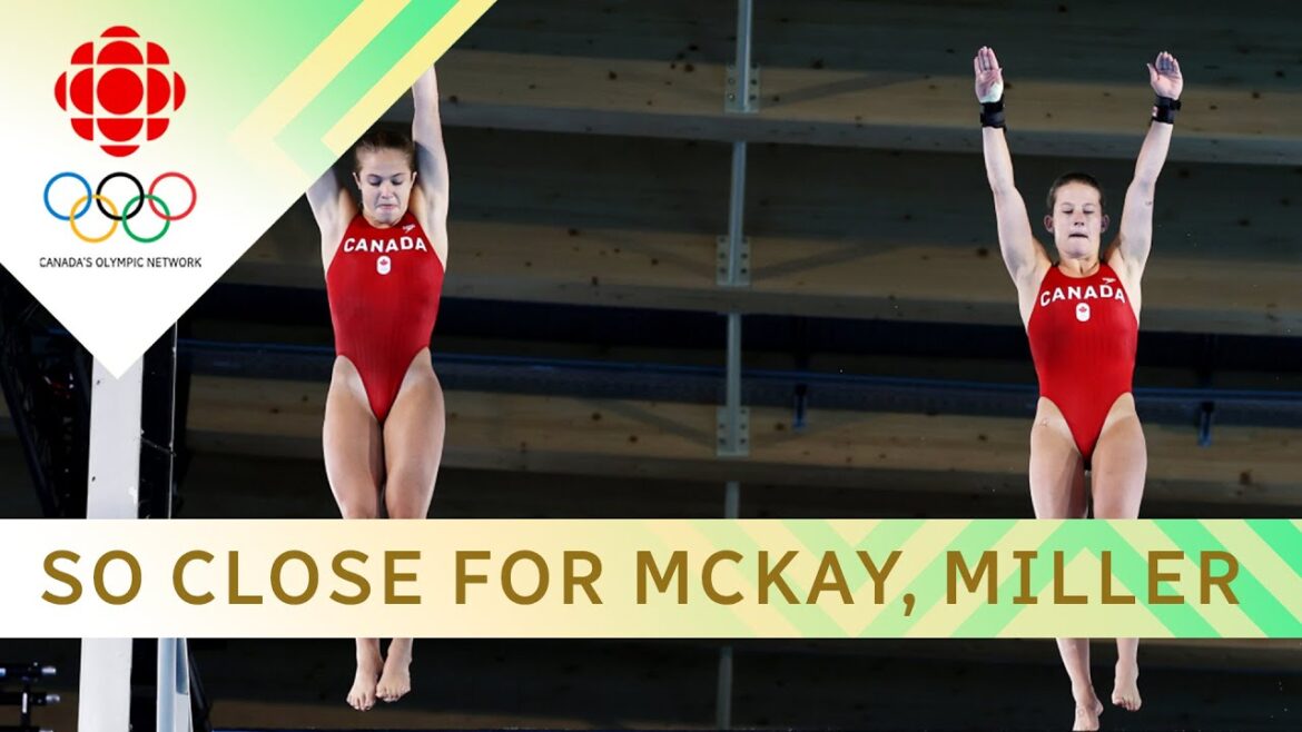 Canada’s McKay, Miller just miss Olympic podium in 10m synchro diving | #paris2024 Canada's McKay, Miller just miss Olympic podium in 10m synchro diving | #paris2024