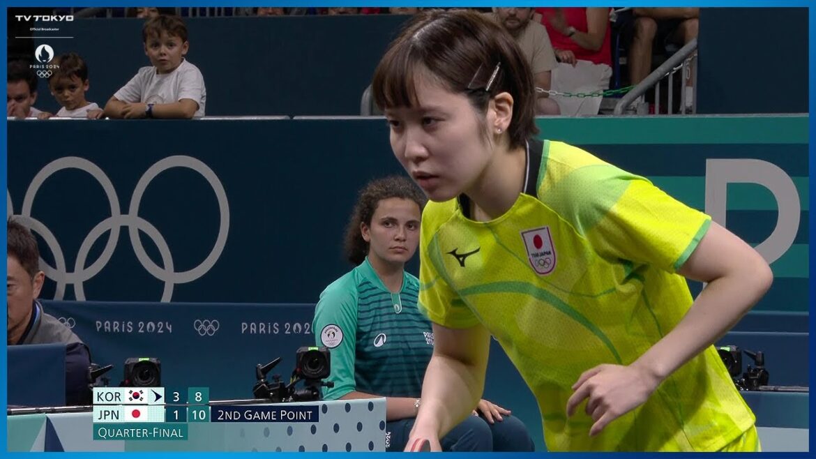 [Game 5]Miu Hirano vs Shin Yubin | Paris Olympics Women's Table Tennis Singles Quarterfinals