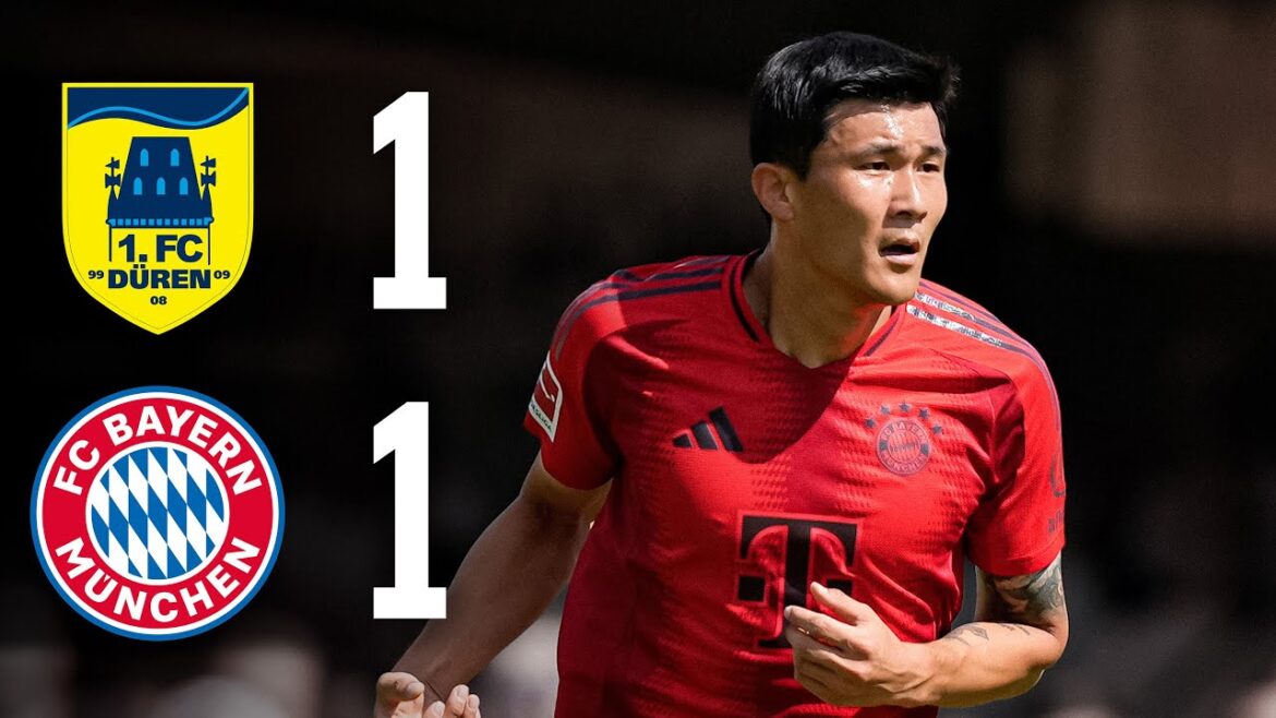 Draw in friendly match | 1. FC Düren – FC Bayern | Highlights 2024 Draw in friendly match | 1. FC Düren - FC Bayern | Highlights 2024