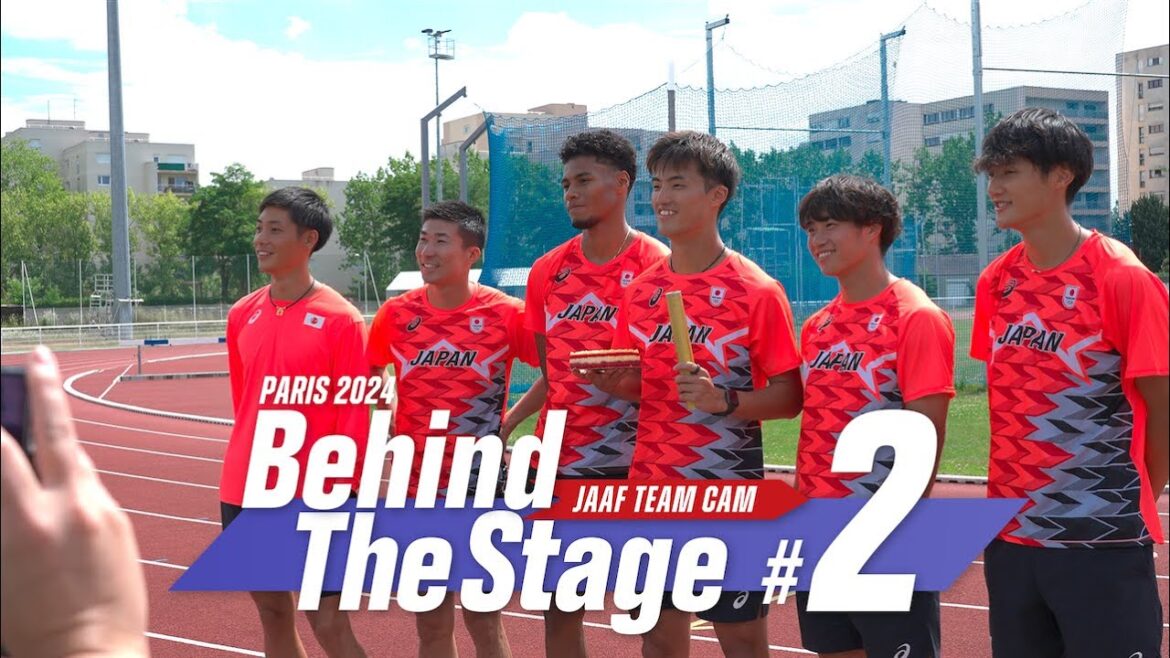 [Behind The Stage]#ParisOlympics TEAM JAPAN arrives in France ✨ Close-up on pre-Olympics training camp in Cergy | Japan Athletics National Team TEAM CAM Vol.2