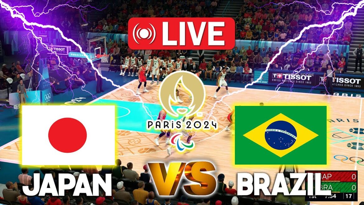 [Basketball]The third match of the men's Paris Olympics! Live coverage of Japan vs Brazil! #LiveJapanNationalTeam #JapanBasketballNationalTeam #AkatsukiJapan