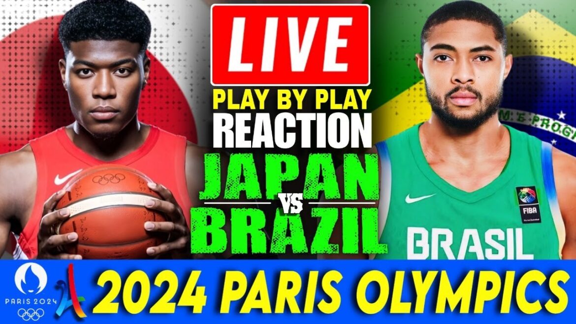 🔴LIVE Japan vs Brazil Basketball Play by Play Reaction | 2024 Paris Olympics 🔴LIVE Japan vs Brazil Basketball Play by Play Reaction | 2024 Paris Olympics