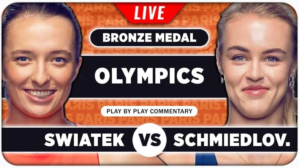 SWIATEK vs SCHMIEDLOVA • Paris Olympics 2024 Bronze Final • LIVE Tennis Play by Play Stream SWIATEK vs SCHMIEDLOVA • Paris Olympics 2024 Bronze Final • LIVE Tennis Play by Play Stream