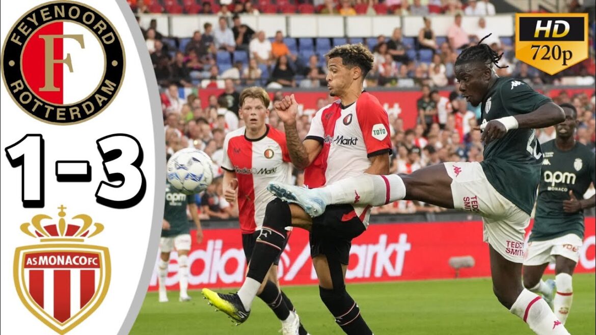 Feyenoord vs AS Monaco 1-3 Highlights & All Goals | Friendly Match 2024 Feyenoord vs AS Monaco 1-3 Highlights & All Goals | Friendly Match 2024