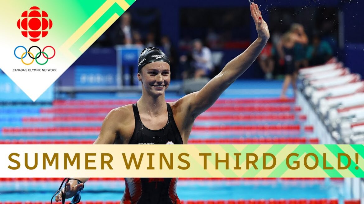 Summer McIntosh becomes 1st Canadian to win 3 gold medals at a single Olympic Games | #paris2024