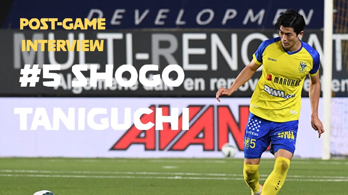 [Sint-Truiden]Post-match interview with defender Shogo Taniguchi (2nd round match against Charleroi)