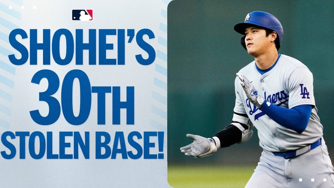 Shohei Ohtani's 30th stolen base of the season! (Joins 30-30 Club) 🔥 | Shohei Ohtani Highlights