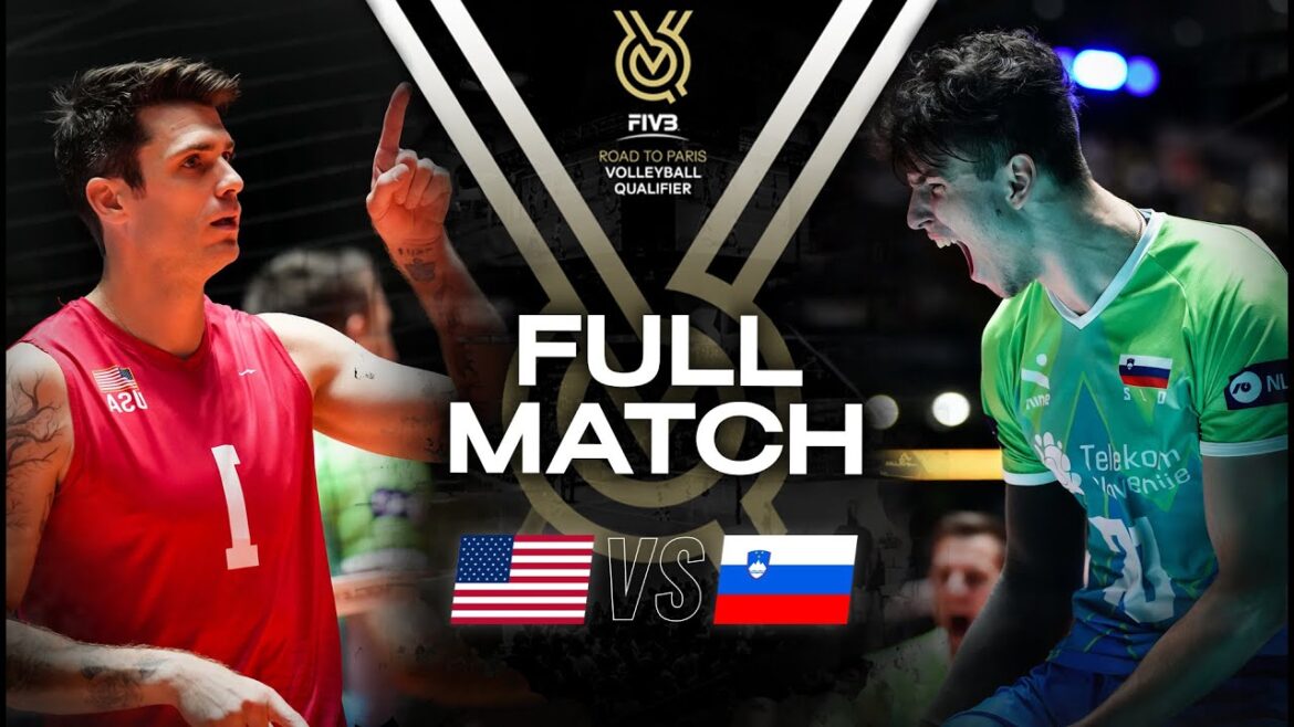 🇺🇸 USA vs 🇸🇮 SLO – Paris 2024 Olympic Qualification Tournament | Full Match – Volleyball 🇺🇸 USA vs 🇸🇮 SLO - Paris 2024 Olympic Qualification Tournament | Full Match - Volleyball