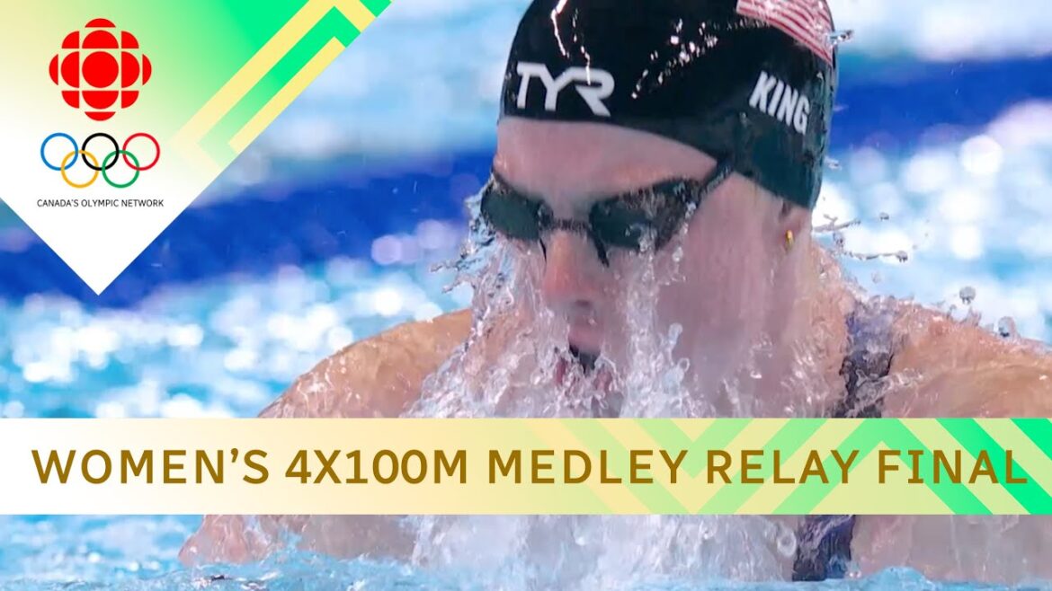 WORLD RECORD in the women’s 4X100m medley relay final at #paris2024 WORLD RECORD in the women's 4X100m medley relay final at #paris2024