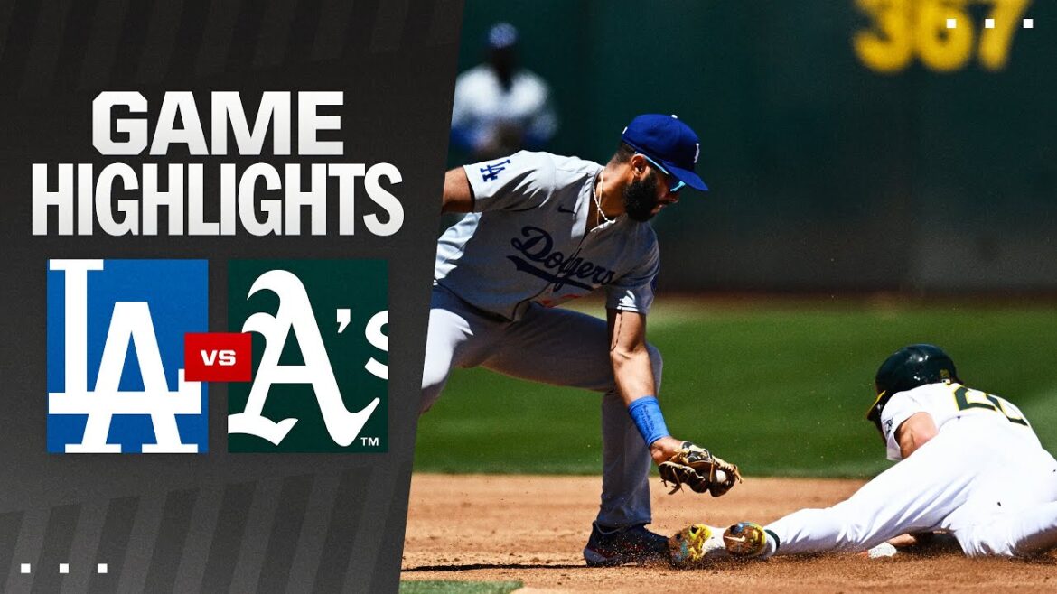 Dodgers vs. A's Game Highlights (8/4/24) | MLB Highlights