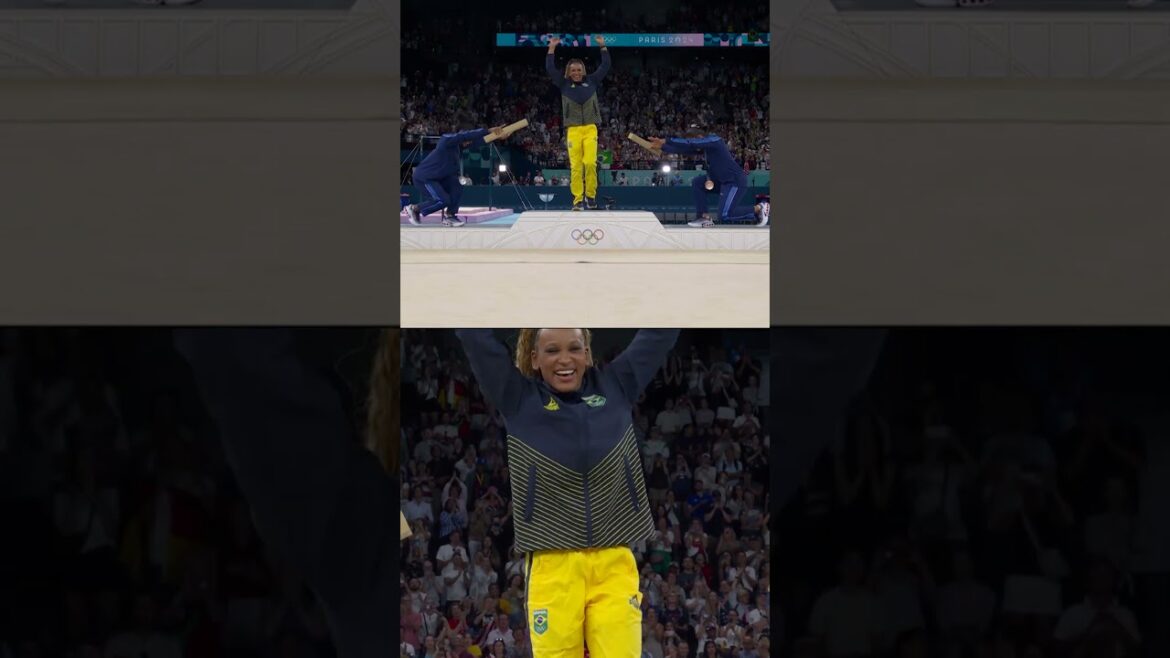 USA’s Jordan Chiles & Simone Biles show respect to Brazil’s Rebeca Andrade winning GOLD | #paris2024 USA's Jordan Chiles & Simone Biles show respect to Brazil's Rebeca Andrade winning GOLD | #paris2024