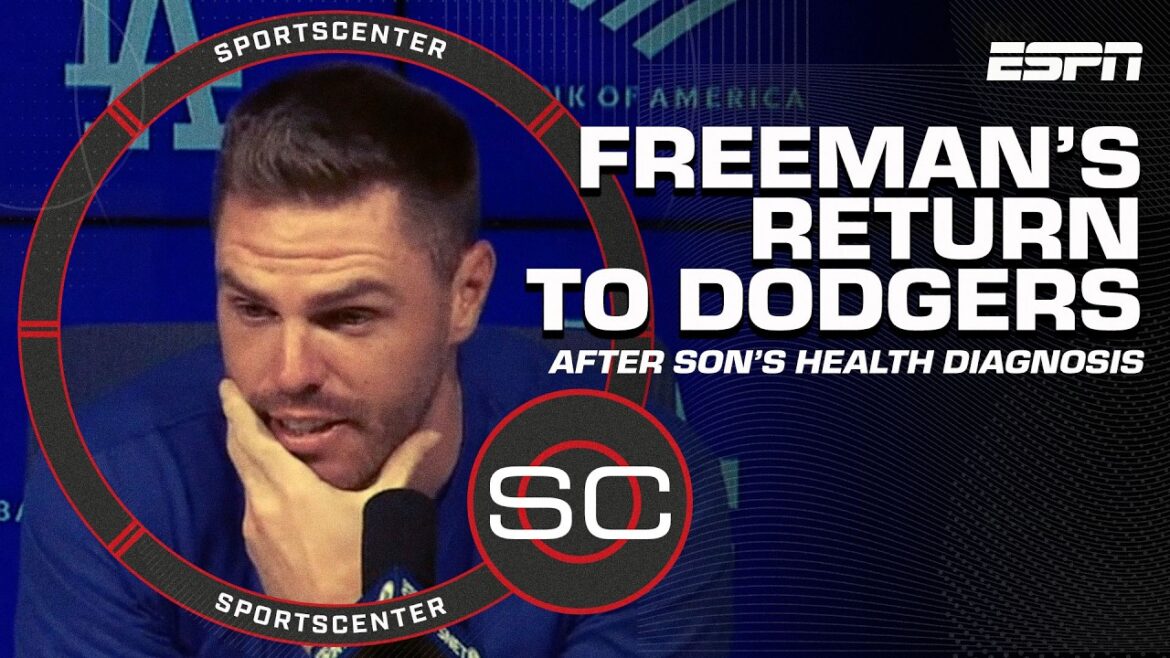 Freddie Freeman returns after son’s health diagnosis & more from around the league | SportsCenter Freddie Freeman returns after son's health diagnosis & more from around the league | SportsCenter