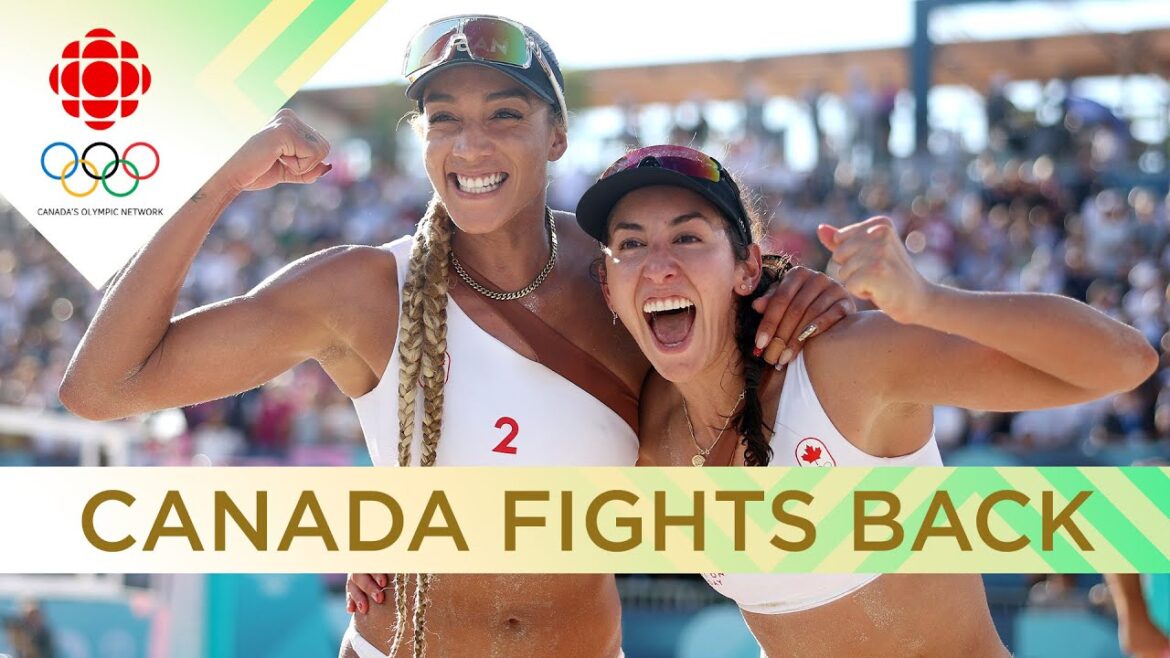 Canada beats U.S. to reach Olympic beach volleyball quarterfinals at Paris 2024 | #paris2024 Canada beats U.S. to reach Olympic beach volleyball quarterfinals at Paris 2024 | #paris2024
