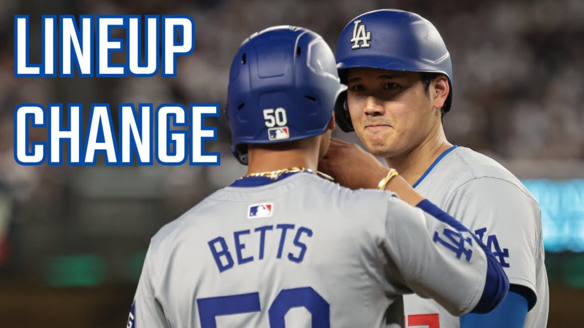 Dodgers lineup order with Shohei Ohtani in leadoff spot when Mookie Betts returns