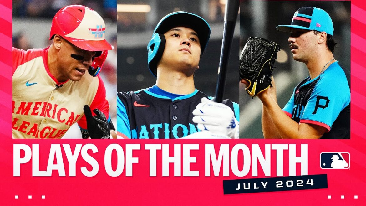 Top 25 Plays of July 2024 (ft. All-Star Game, Shohei Ohtani, Paul Skenes, no-hitters AND MORE!)