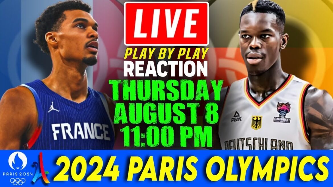 🔴LIVE France vs Germany Semi-Finals Basketball Play by Play Reaction | 2024 Paris Olympics
