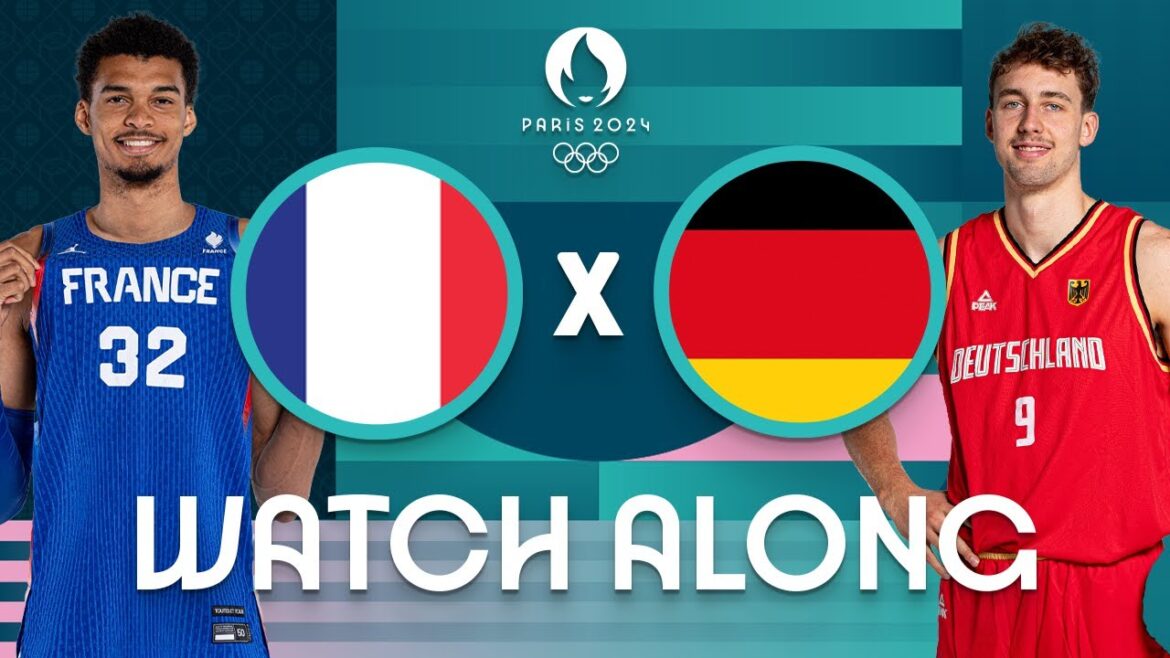 France v Germany | Men's Olympic Basketball Tournament Paris 2024 | Watch Along ⚡🏀