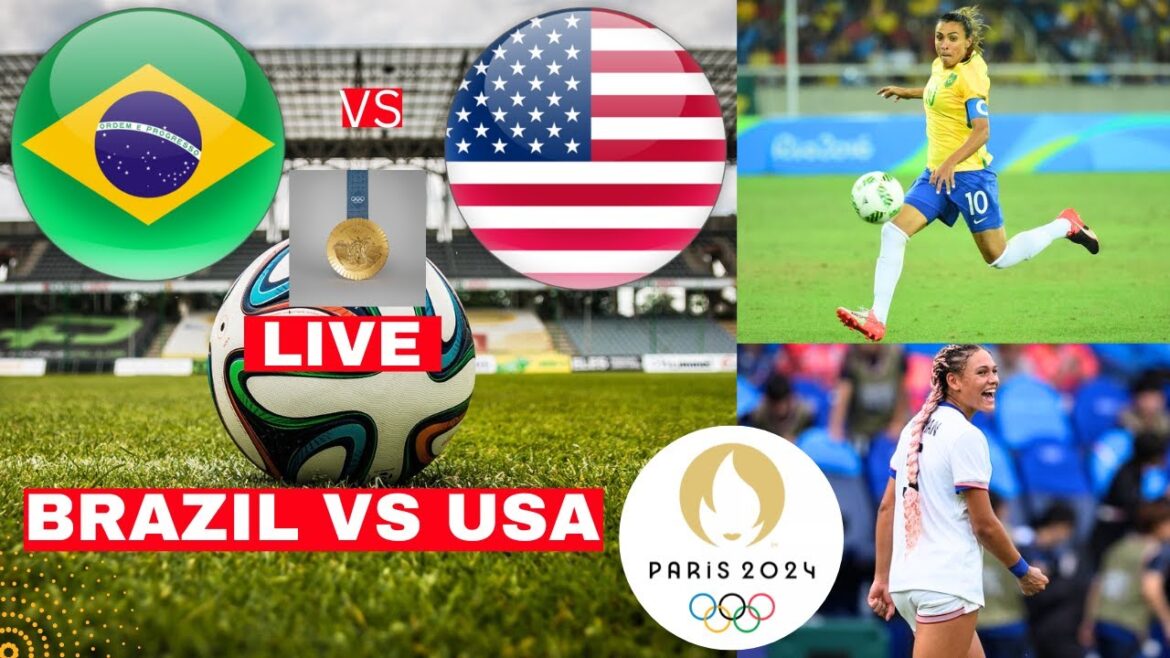 Brazil vs USA Women Live Stream Olympic Games Gold Medal Football Match Today Score Highlights USWNT Brazil vs USA Women Live Stream Olympic Games Gold Medal Football Match Today Score Highlights USWNT