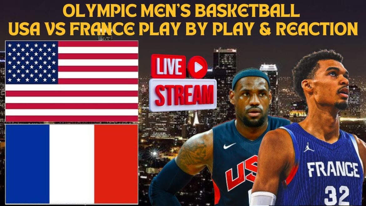 *LIVE* | Olympic Men's Basketball | USA Vs France Play By Play & Reaction #olympics #basketball