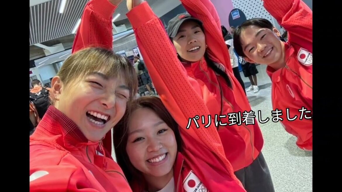 I came to Paris for the medal ceremony for the figure skating team competition at the Beijing Olympics.