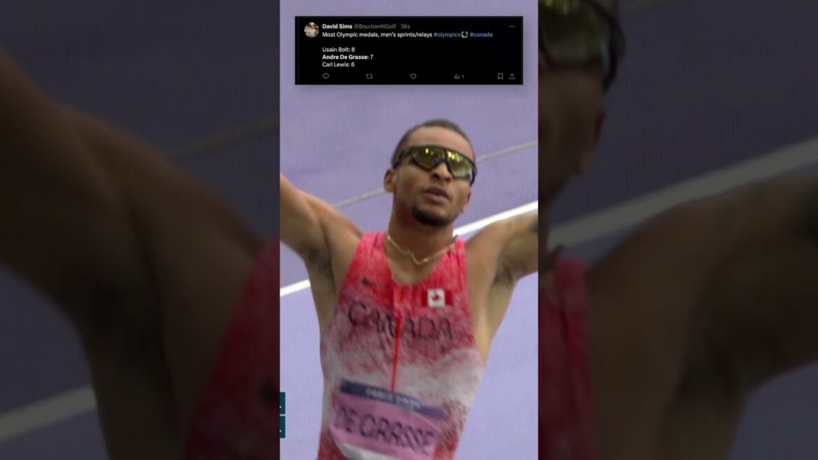 Fans React: Andre De Grasse | #paris2024
