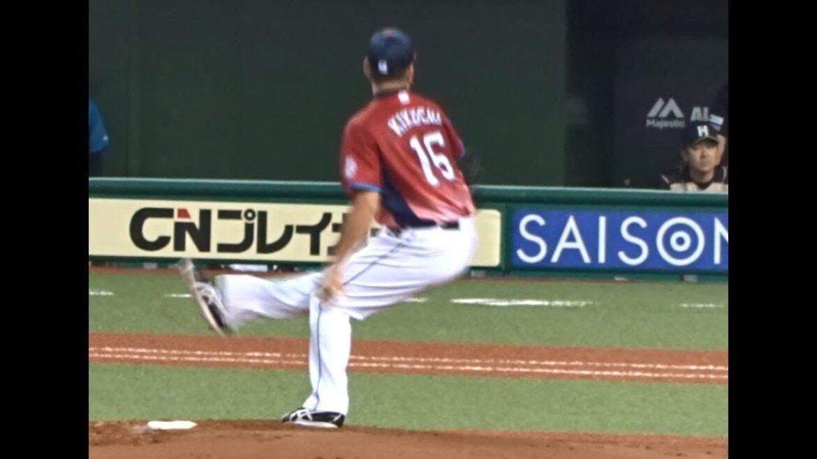 Pitcher Yusei Kikuchi’s quick motion pitching form (with slow motion) Pitcher Yusei Kikuchi's quick motion pitching form (with slow motion)