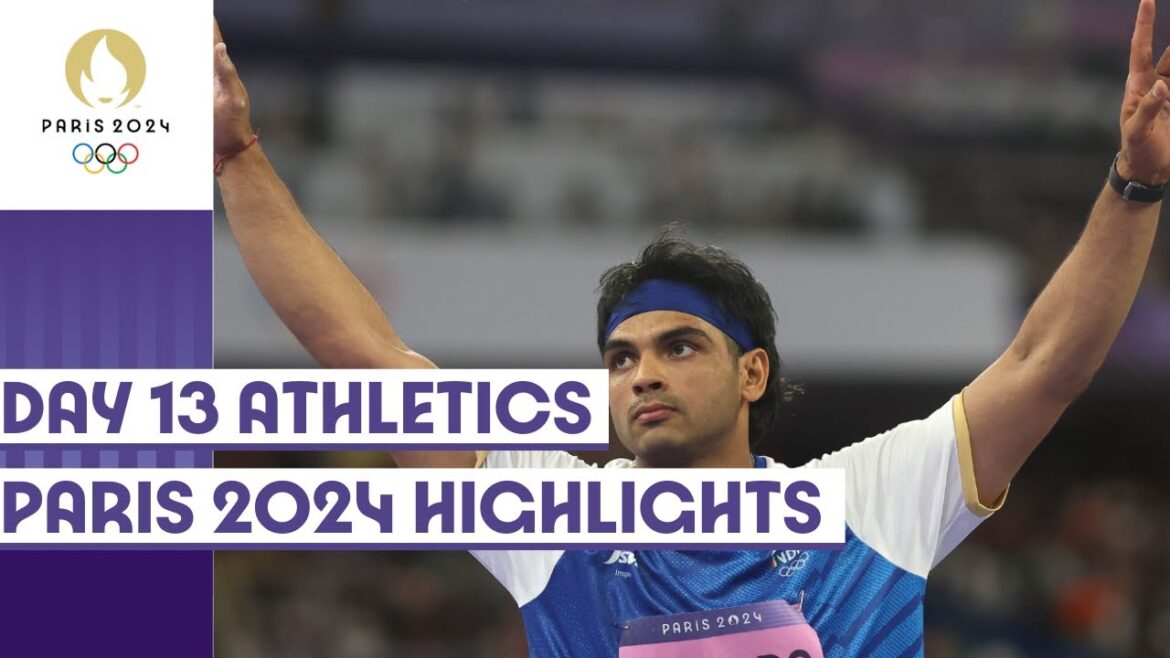 Neeraj wins silver in Men’s Javelin, Nadeem breaks Olympic record on Day 13 | Paris 2024 Highlights