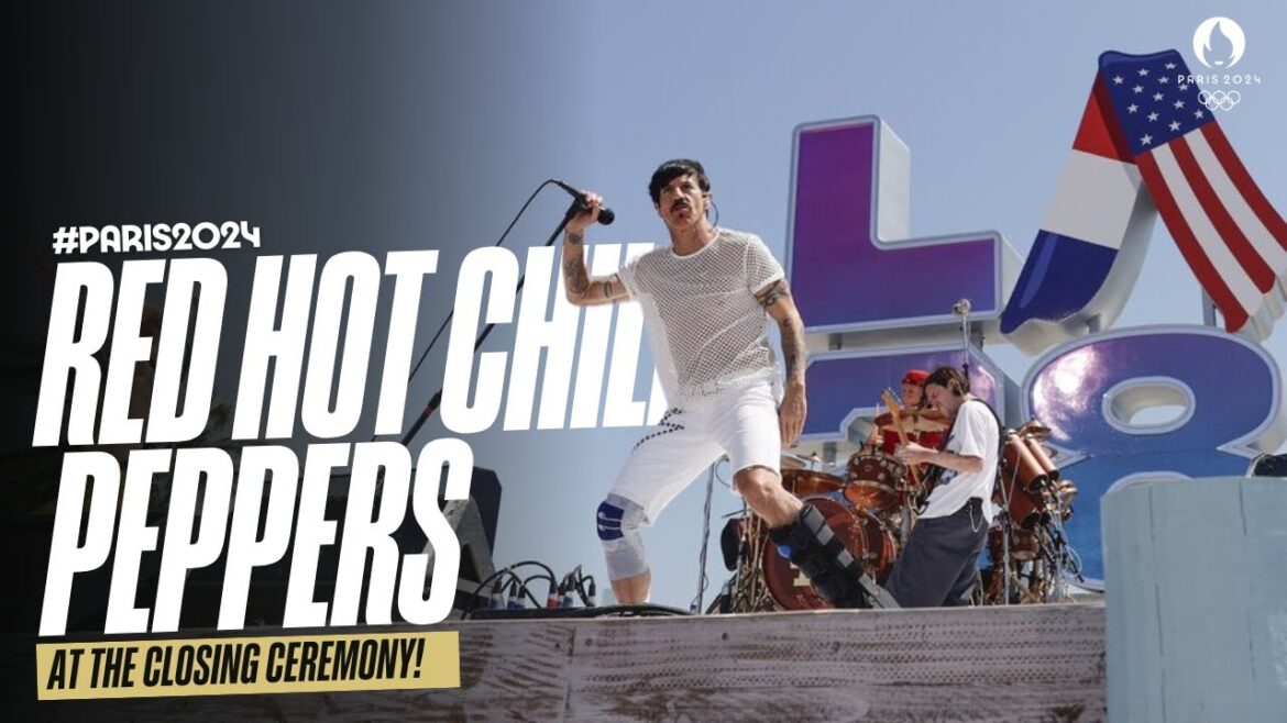 The Red Hot Chili Peppers perform at the #Paris2024 Closing Ceremony! 🌶️ | Music Monday The Red Hot Chili Peppers perform at the #Paris2024 Closing Ceremony! 🌶️ | Music Monday