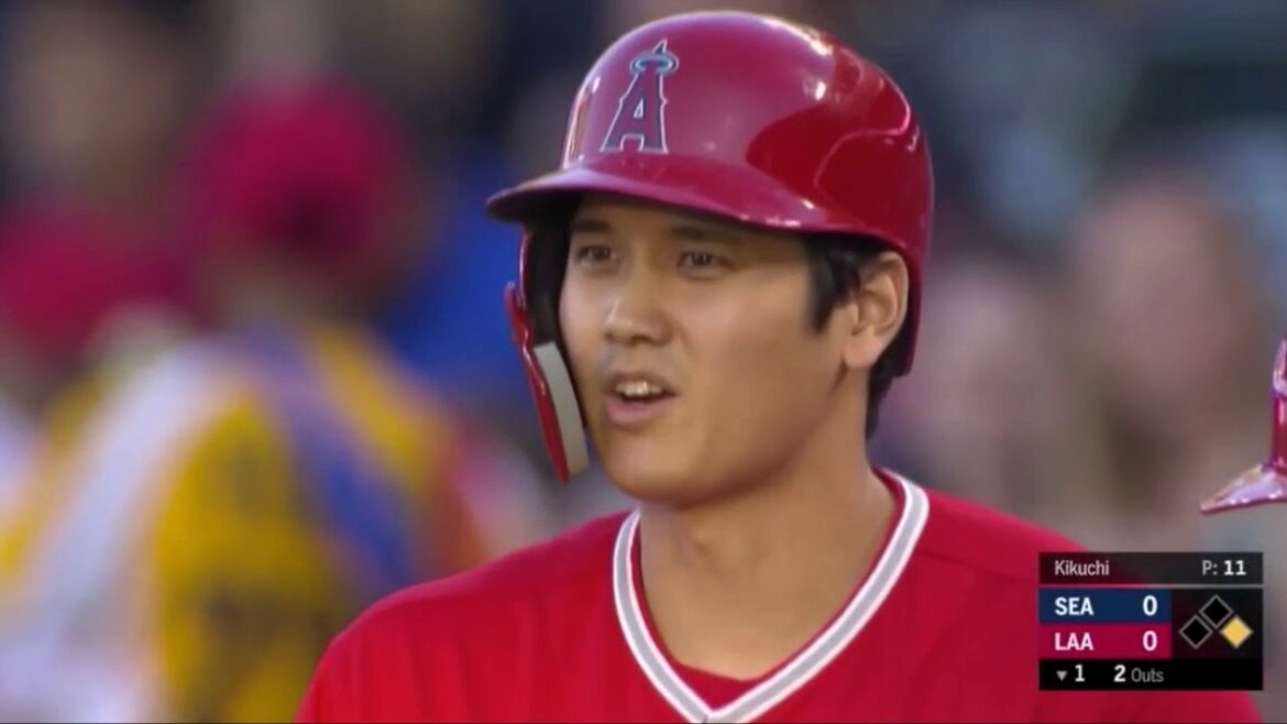 [Baseball]Shohei Otani vs. Yusei Kikuchi first showdown, first at bat is an infield hit