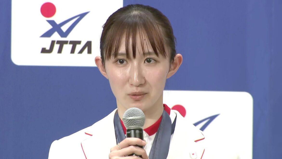 [Interview]Hayata Hina: The place she wants to go to after the Olympics is the Kamikaze Museum in Kagoshima: "I want to realize that being able to play table tennis is not something to be taken for granted" | Paris Olympics Returning to Japan Press Conference