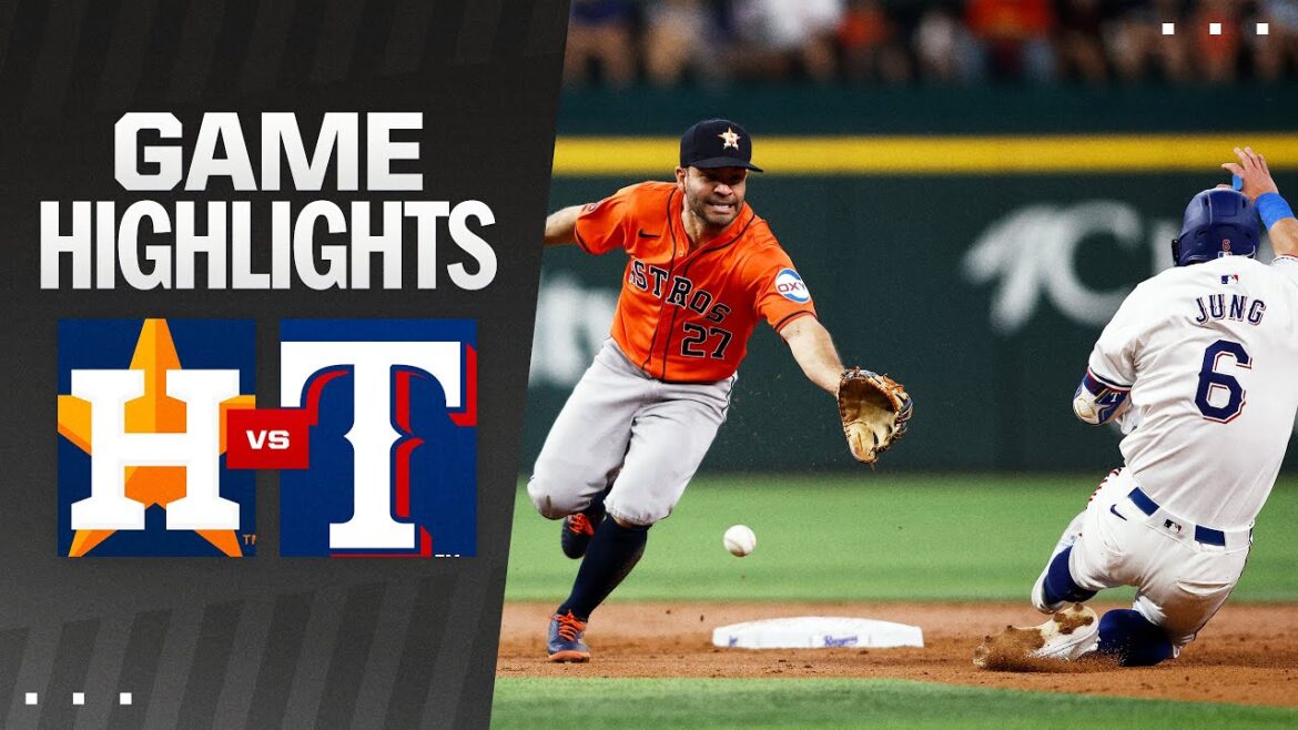 Astros vs. Rangers Game Highlights (8/7/24) | MLB Highlights