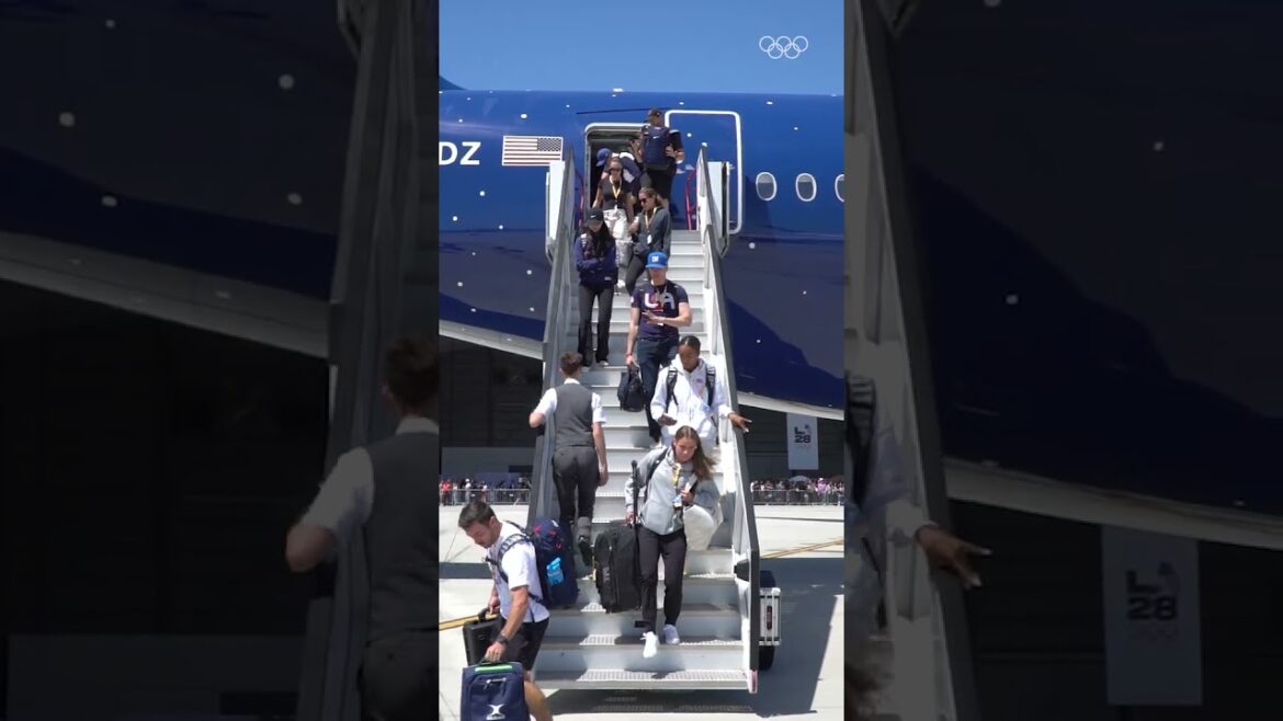 🇫🇷✈️🇺🇸 Come fly with the Olympic Flag!