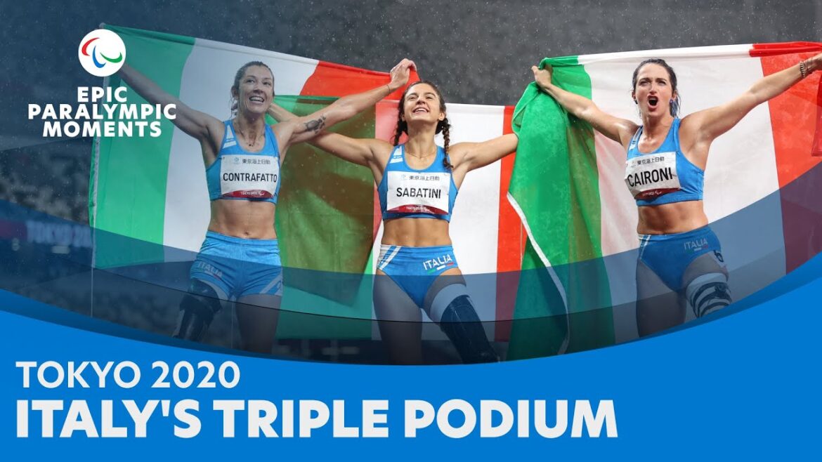 Tokyo 2020: 🇮🇹 Ambra Sabatini Leads Italy’s Tripe Podium and Breaks a World Record Tokyo 2020: 🇮🇹 Ambra Sabatini Leads Italy's Tripe Podium and Breaks a World Record