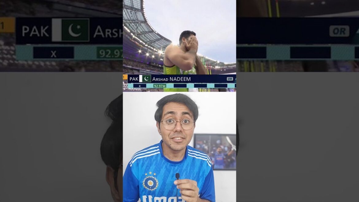 Arshad Nadeem Gold, Neeraj Chopra Silver at Paris Olympics 2024 👏 #neerajchopra Arshad Nadeem Gold, Neeraj Chopra Silver at Paris Olympics 2024 👏 #neerajchopra