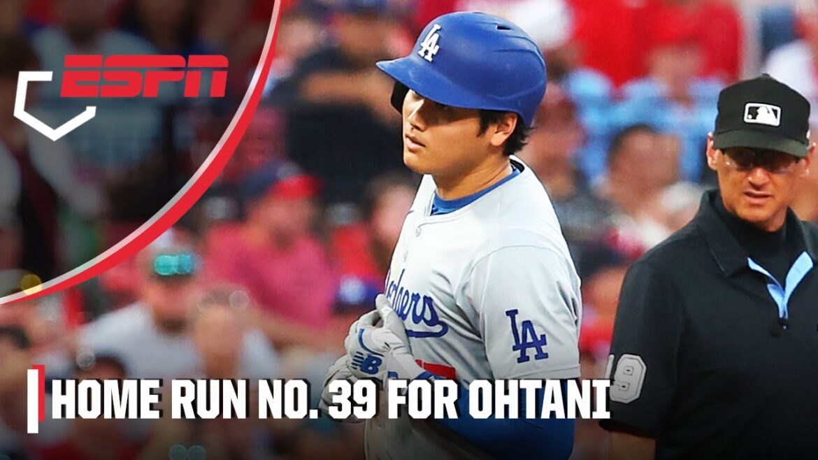 HOME RUN NO. 39 FOR SHOHEI OHTANI 😲 | ESPN MLB HOME RUN NO. 39 FOR SHOHEI OHTANI 😲 | ESPN MLB