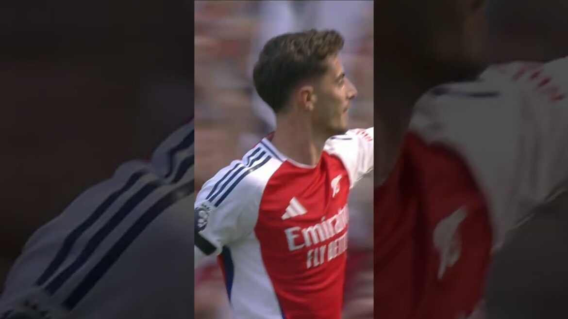 Kai scores our first goal of the Premier League season 🤩