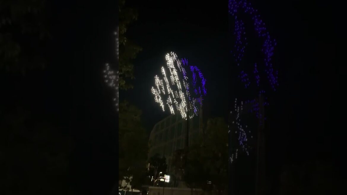 [Spectacular]Tokyo Olympics Opening Ceremony: Earth depicted by countless drones