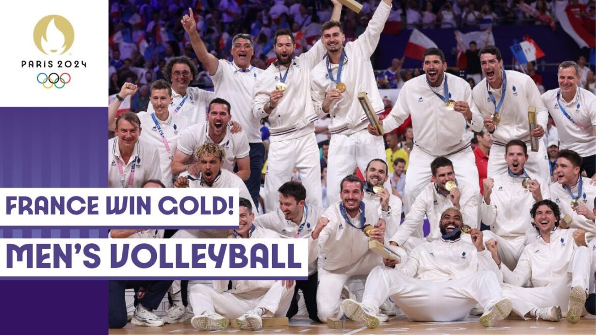 France beat Poland to win gold medal in men's volleyball 🏐🥇 | Paris 2024 Highlights