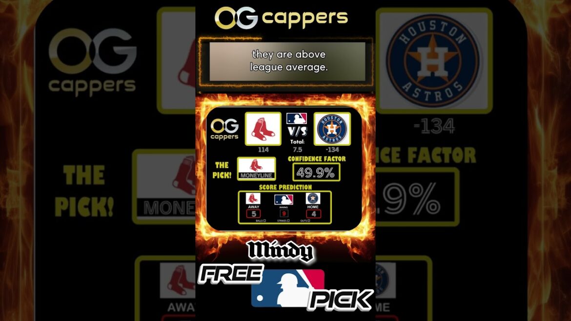 Red Sox vs Astros MLB Picks & Predictions for Today Monday 8/19/24 #ogcappers Red Sox vs Astros MLB Picks & Predictions for Today Monday 8/19/24 #ogcappers