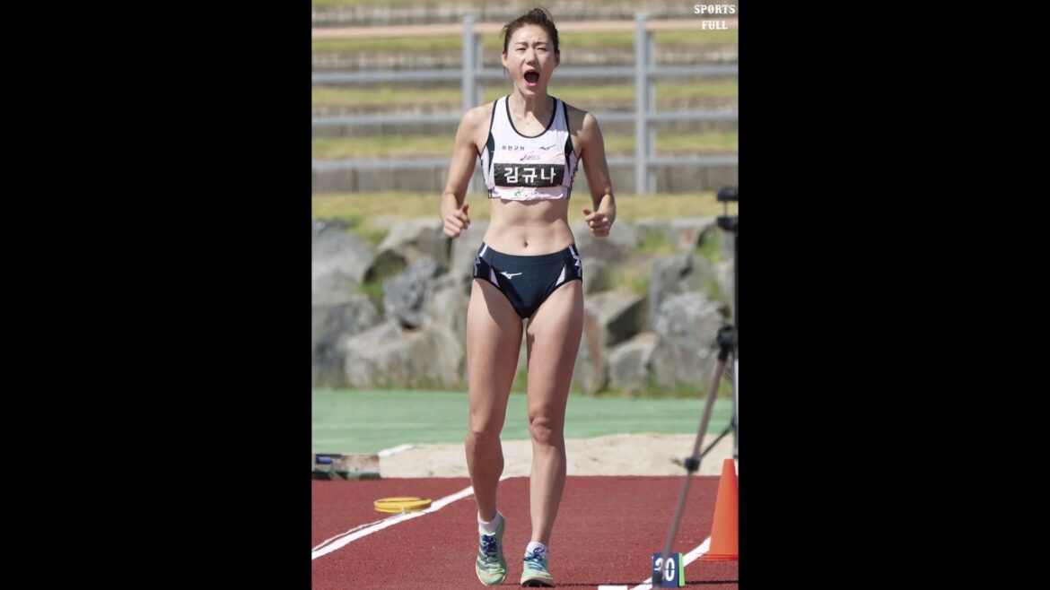 The sound of the strongest physical spirit in women's long jump ㄷㄷ