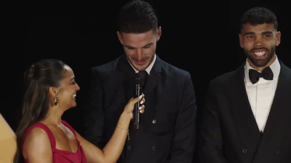 Declan Rice, David Raya & Man City players Interview After Winning Players Of The Season