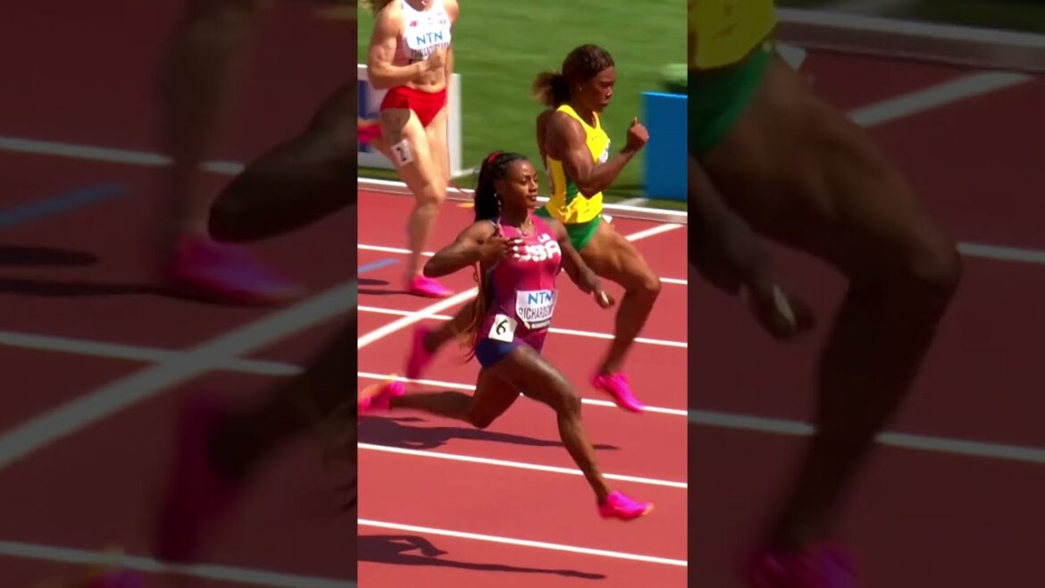 Sha'Carri Richardson: USA's Fastest Woman #youtubeshorts #olympics