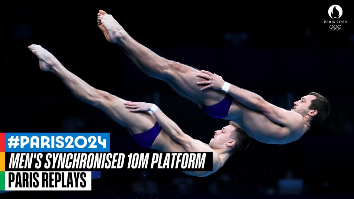 Men's Synchronised 10m Platform Final | Full Replay | Paris Replays