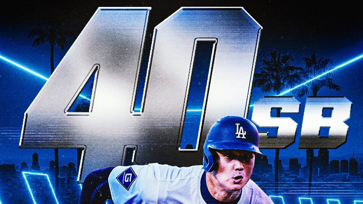 Shohei Ohtani reaches 40 stolen bases for the first time in a season! | Shohei Ohtani Highlights