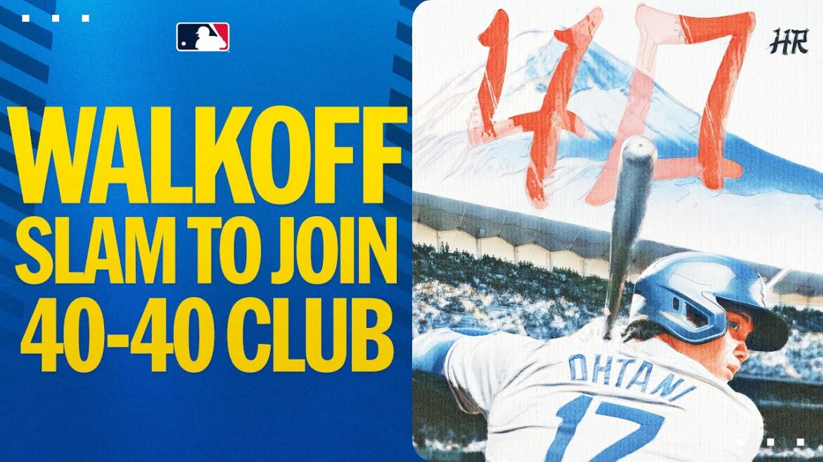 WALKOFF SLAM TO JOIN 40-40 CLUB! THERE IS ONLY ONE SHOHEI OHTANI! | Shohei Ohtani Highlights