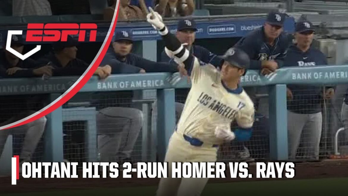 Shohei Ohtani continues his tear with a 2-run home run vs. the Rays 😤 | ESPN MLB