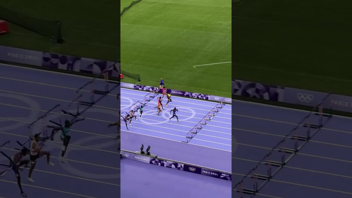 Paris Olympic Games 2024 | 110 haddle | Athletes #shorts #parisolympics2024 #athlete #sports#running