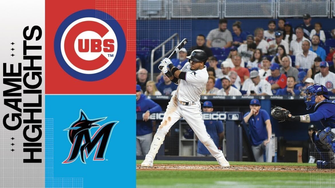 Cubs vs Marlins Seiya Suzuki hits two home runs and four RBIs.